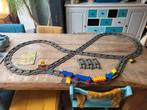 40+ delige Duplo treinbaan met trein wagons wissels stopblok, Ophalen of Verzenden, Zo goed als nieuw, Complete set, Duplo