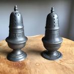 Antiek Tinnen suikerstrooier,brocant tinnen zoutstrooier,, Antiek en Kunst, Ophalen