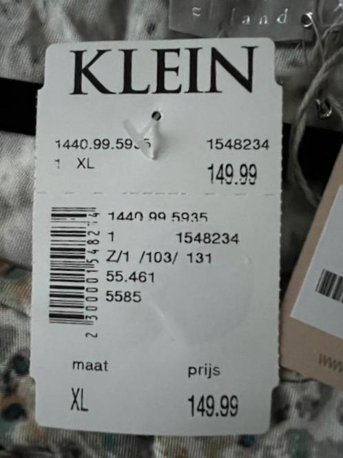 Nieuw No Man’s land lange jurk maat XL groen motiefje, Kleding | Dames, Jurken, Nieuw, Maat 42/44 (L), Groen, Onder de knie, Verzenden