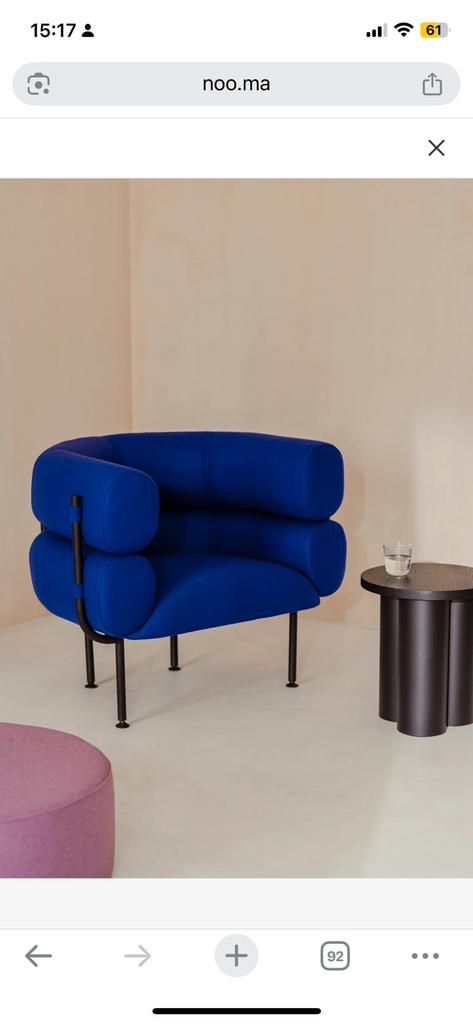 Nooma fauteuils, Ophalen, Eenpersoons, 75 tot 100 cm, Zo goed als nieuw