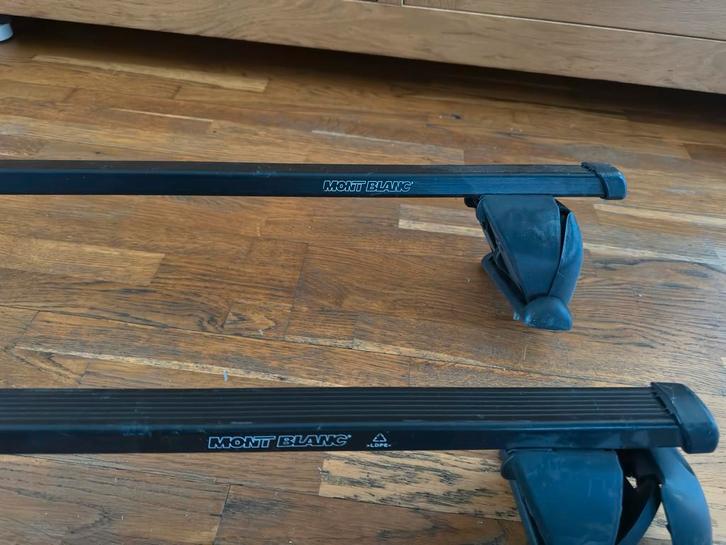 Complete set Mont Blanc Dakdragers Inclusief beide Sleutels, Auto diversen, Dakdragers, Gebruikt, Ophalen