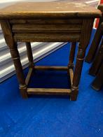 Prachtig Indonesische eikenhouten bijzettafel antiek, Ophalen of Verzenden