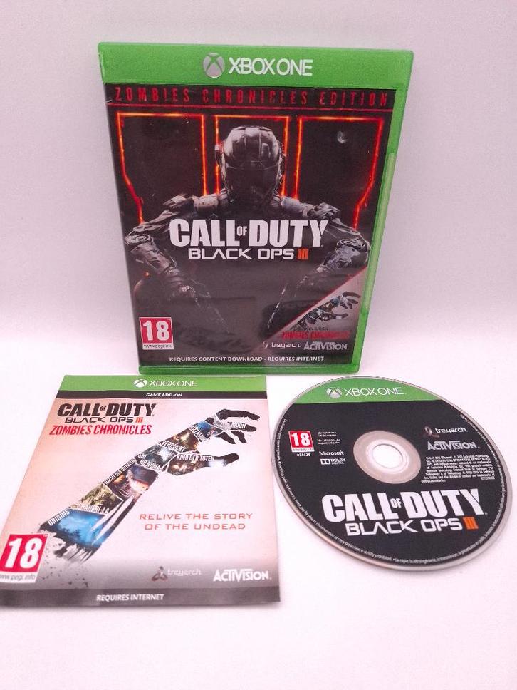 Call of duty black ops III xbox one, Spelcomputers en Games, Games | Xbox One, Gebruikt, Shooter, 3 spelers of meer, Vanaf 18 jaar
