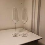 Twee champagneglazen (kristal), Ophalen, Zo goed als nieuw, Overige typen