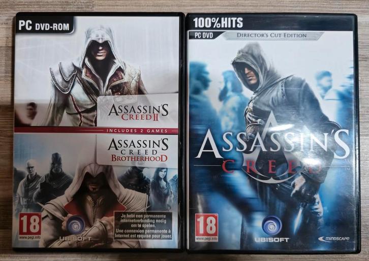 Assassin's Creed PC Games, Spelcomputers en Games, Games | Pc, Gebruikt, Avontuur en Actie, 1 speler, Vanaf 18 jaar, Online, Ophalen of Verzenden