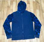 Nike Hoodie  Camo Full Zip XL, Blauw, Nike, Maat 56/58 (XL), Ophalen of Verzenden