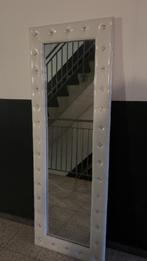 Witte diamanten spiegel lang, Ophalen, Minder dan 50 cm, Gebruikt, Minder dan 100 cm