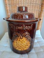 Vintage Rumtoff, bruin met oker kleurig, Ophalen of Verzenden