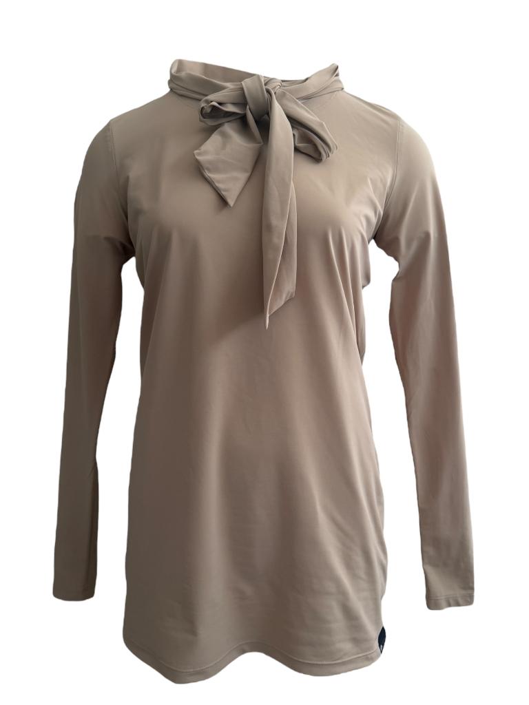 Penn & Ink shirt lange mouw S, Beige, Ophalen of Verzenden, Zo goed als nieuw