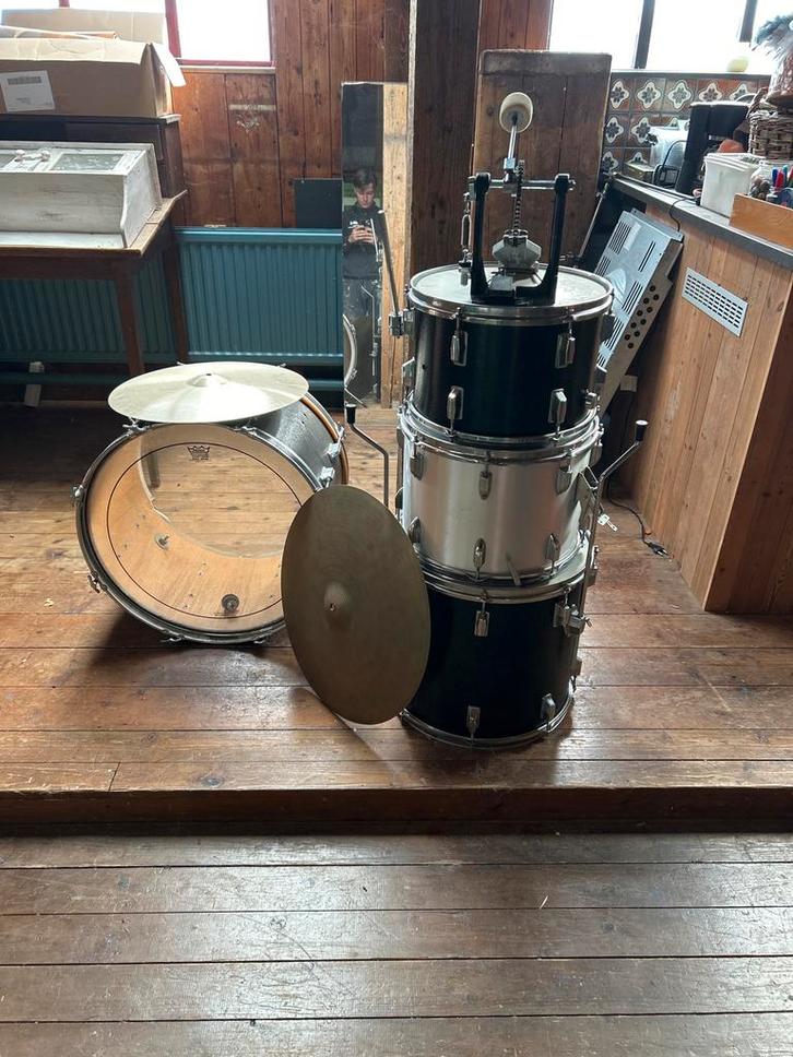 Maxwin 4-delig Drumstel - Beginners, Muziek en Instrumenten, Drumstellen en Slagwerk, Gebruikt, Overige merken, Ophalen of Verzenden