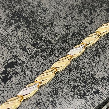 14k gouden armband dames prachtig model beschikbaar voor biedingen