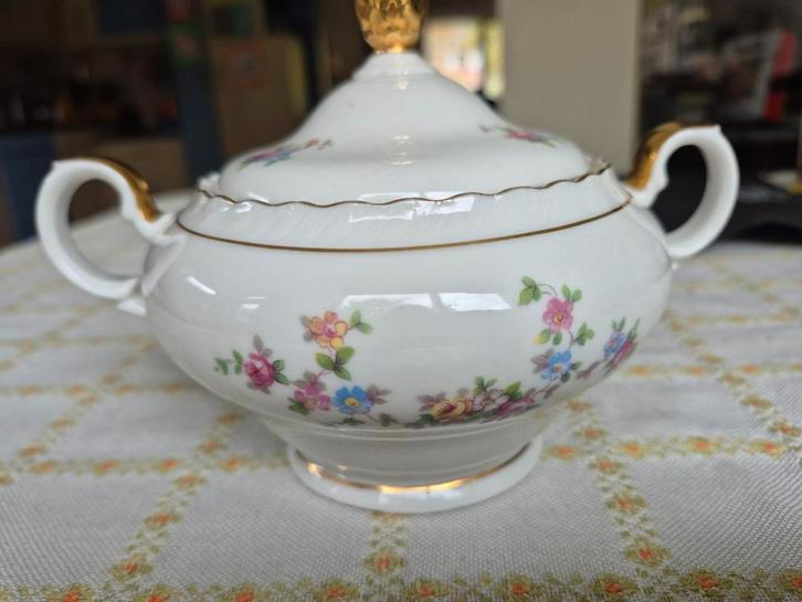 Thun Porseleinen Suikerpot met Deksel - 400ml, Antiek en Kunst, Antiek | Porselein, Ophalen of Verzenden