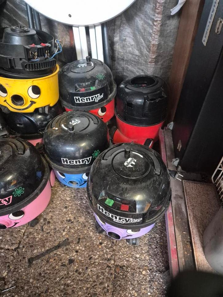 Henry & Hetty Stofzuigers - Partij, Witgoed en Apparatuur, Stofzuigers, Gebruikt, Stofzuiger, 1200 tot 1600 watt, Stofzak, Ophalen of Verzenden