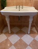 Engelse wastafel met poten, Gebruikt, Minder dan 100 cm, Wasbak of Wastafel, 25 tot 50 cm