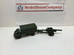 Dinky Toys 3 ton Truck nr. 621 & howitzer nr.693, Ophalen of Verzenden, Gebruikt, Bus of Vrachtwagen, Dinky Toys