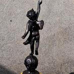 Brons spelter nerld van een Cupido engel, Ophalen of Verzenden