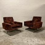 Retro vintage design fauteuil stoel, Ophalen, Gebruikt, 75 tot 100 cm