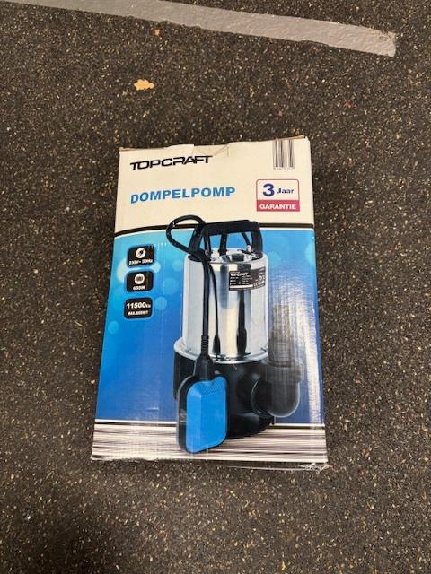 TopCraft dompelpomp NIEUW (Aldi), Tuin en Terras, Waterpompen, Ophalen, Nieuw, Elektrisch, Dompelpomp