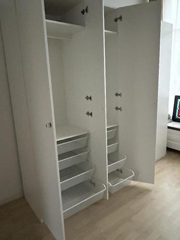 Ikea PAX kledingkast 1.25 x 2.35, €250 of 2 voor €470 - afbeelding 3