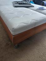 Hulsta Electrisch Bed + Matrassen + afstandsbed 160x200 cm, Ophalen, Tweepersoons, 160 cm, Hout