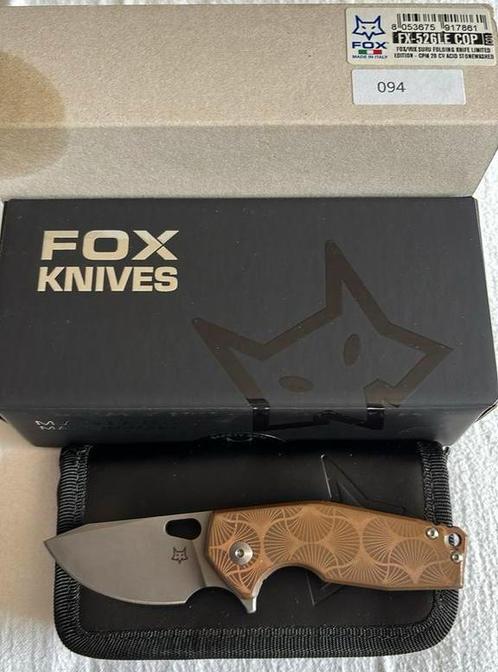 Fox Vox Suru Zakmes Koper Limited Edition, Caravans en Kamperen, Kampeergereedschap, Zo goed als nieuw, Ophalen of Verzenden