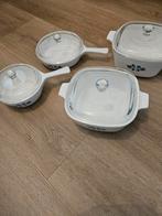 Vintage Pyrex Pyrofam Schalen Set, Ophalen of Verzenden, Gebruikt, Overige materialen, Los bestek