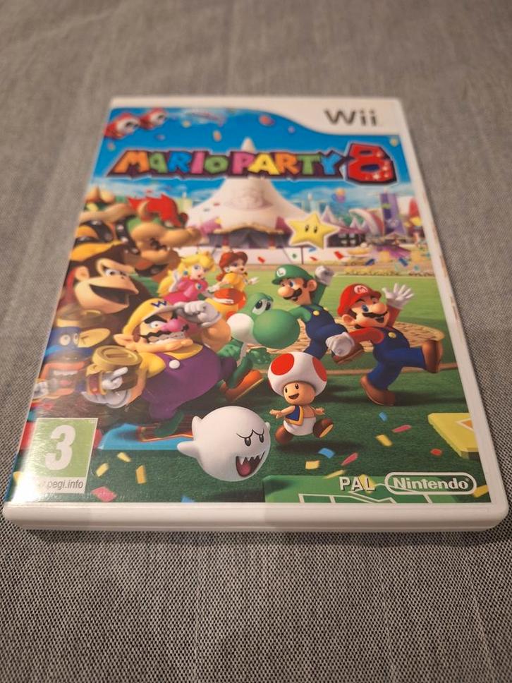 Mario Party 8 - Wii - Compleet, Spelcomputers en Games, Games | Nintendo Wii, Gebruikt, Overige genres, 3 spelers of meer, Vanaf 3 jaar