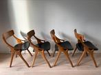 Prachtige Danish design stoelen van Arne Hovmand Olsen, Huis en Inrichting, Ophalen, Zwart, Zo goed als nieuw, Hout