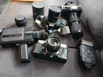 Vintage: Diverse camera's en lensen, Audio, Tv en Foto, Fotocamera's Analoog, Ophalen, Zo goed als nieuw, Spiegelreflex, Canon