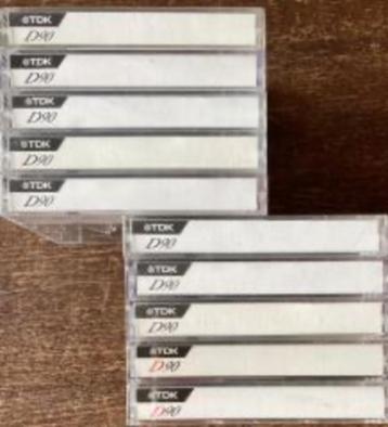 SET 706 10 X TDK D90 TYPE I CASSETTEBANDJES 1990-1995 beschikbaar voor biedingen