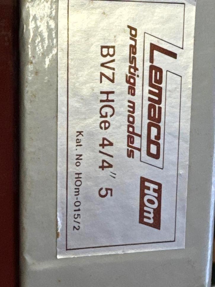 Lemaco HOm BVZ HGe 4/4" 5 Locomotief, Hobby en Vrije tijd, Modeltreinen | H0, Zo goed als nieuw, Locomotief, Wisselstroom, Overige merken