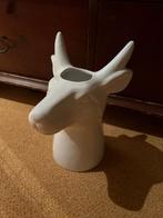 Bloempot vaas hert, Ophalen of Verzenden, Overige vormen, Aardewerk, Binnen