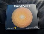 Ronde puzzel, 1000 stukjes, Hobby en Vrije tijd, Denksport en Puzzels, Ophalen of Verzenden, Zo goed als nieuw