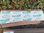 Reststukken Keralit gevelbekleding - Taupe, Doe-het-zelf en Verbouw, Platen en Panelen, Ophalen, Zo goed als nieuw, HPL, Minder dan 20 mm