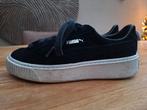 Stoere suede sneakers Puma, maat 38, Puma, Zwart, Ophalen of Verzenden, Sneakers of Gympen