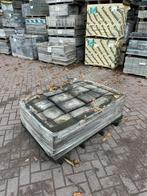 6,72m2 Betontegel 20x30x6 antraciet getrommeld (b-keus), Ophalen, Beton, 5 tot 10 m², Terrastegels