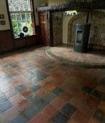 Antieke plavuizen estrikken schoonmaken, Gebruikt, Plavuizen, Plavuizen, Ophalen of Verzenden