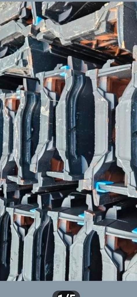 Nieuwe Roben Flandern plus hoekpannen grijs L & R en halve, Doe-het-zelf en Verbouw, Dakpannen en Dakbedekking, Nieuw, Dakpannen