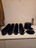 Luminarc Arcoroc Octime kop en schotel groot zwart, Huis en Inrichting, Keuken | Servies, Ophalen of Verzenden, Glas, Overige stijlen