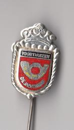 Voorthuizen de Jachthoorn speldje Jacht, Gebruikt, Niet vindbaar, Niet vindbaar, Speldje of Pin