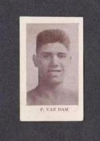 Sportplaatje P. van Dam Middengewicht Bokser Kampioen (70)., Ophalen of Verzenden