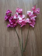 Kunst Orchideeën - Roze Decoratie Bloemen Huisinrichting, Huis en Inrichting, Ophalen of Verzenden, Zo goed als nieuw, Binnen
