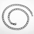 60cm x 9mm Gedetailleerde Ketting Heren RVS Zilverkleur, Overige materialen, Birgitta-Gracht 33, 6465 EL Kerkrade, Nederland, Verzenden
