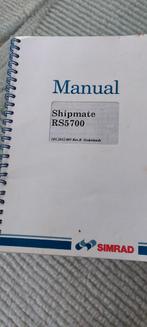 Handleiding shipmate rs 5700, Watersport en Boten, Ophalen of Verzenden