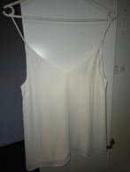 Nieuw! Elegante witte H&M V-hals top, Ophalen, Wit, Nieuw, Zonder mouw