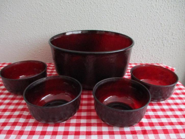 Vintage Arcoroc Schaal Schaaltjes Retro, Verzamelen, Retro, Huis en Inrichting, Ophalen of Verzenden