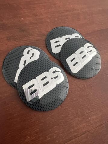 BBS PLAK EMBLEEM 56 MM FRIS JE WIELEN OP ALLU ACHTERKANT beschikbaar voor biedingen
