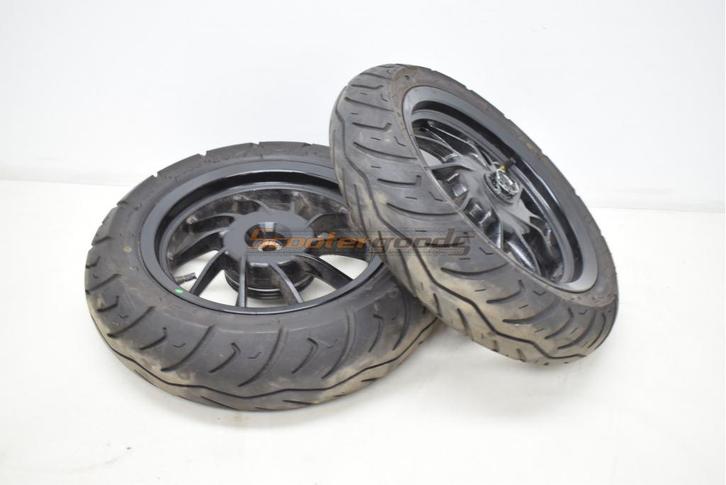 Set velgen (zwart) voor Kymco New Like | wiel | velg, Fietsen en Brommers, Brommeronderdelen | Scooters, Gebruikt, Kymco, Overige typen