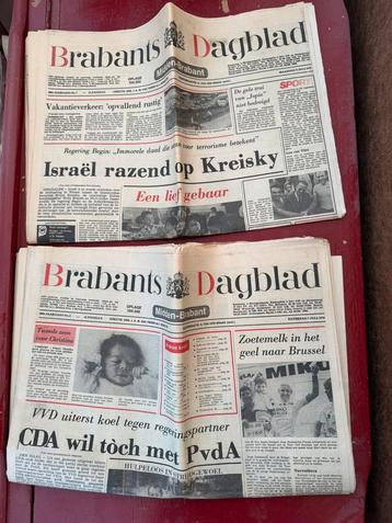 Brabants Dagblad 1979 zaterdag 7 juli en maandag 9 juli beschikbaar voor biedingen