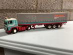 Scania 111+ huifoplegger, Hobby en Vrije tijd, Modelauto's | 1:50, Ophalen of Verzenden, Nieuw, Bus of Vrachtwagen, Wsi